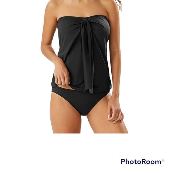 Tommy Bahama Black Swim Sarong - Picture 1 of 2